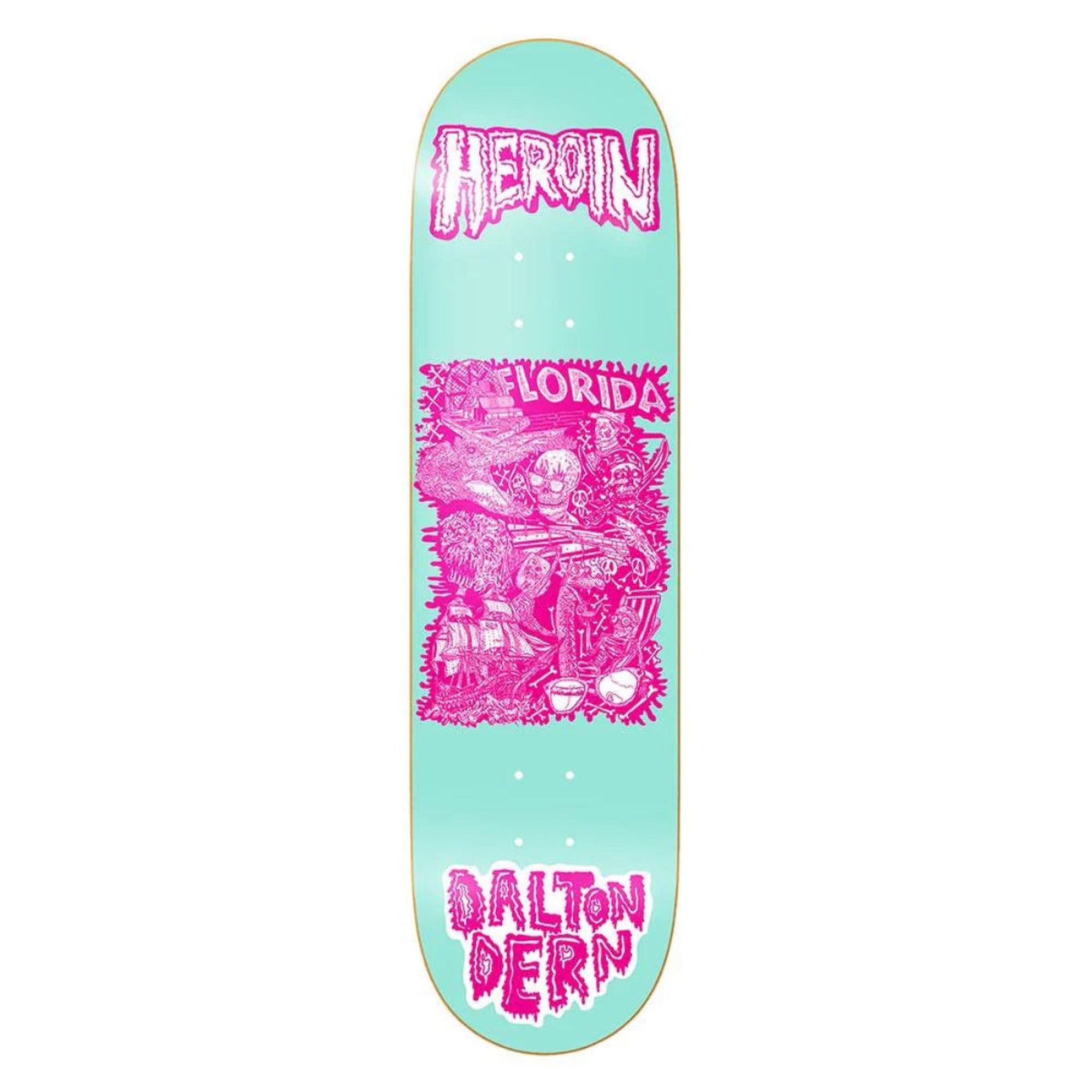 Heroin Dalton Dern Allegory Of Fear 8.5" x 32" Skateboard Deck