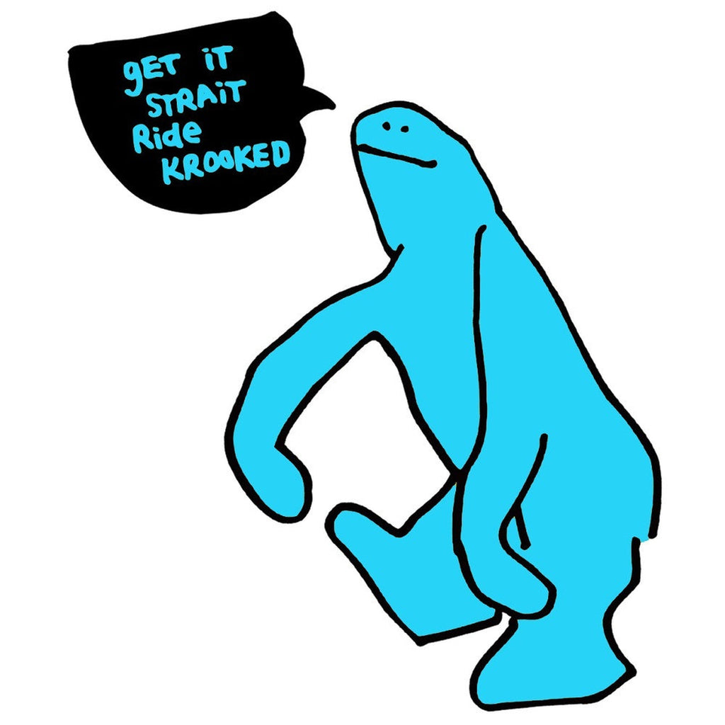 Krooked Get It Straight Medium Sticker
