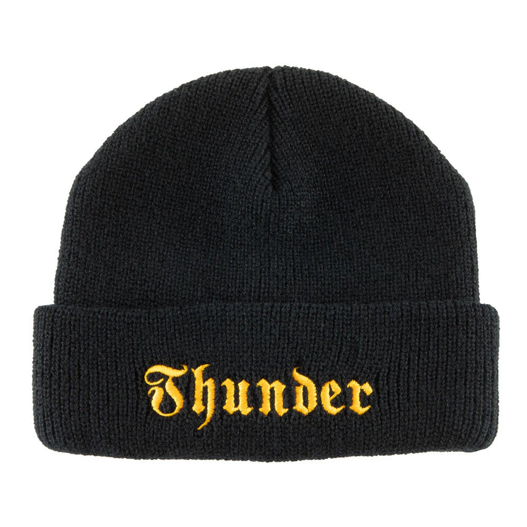 Thunder Trucks Evil EMB Black / Yellow Beanie