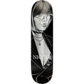Real Nicole Hause Crush 8.5" x 32.1" Silver Foil Black Skateboard Deck