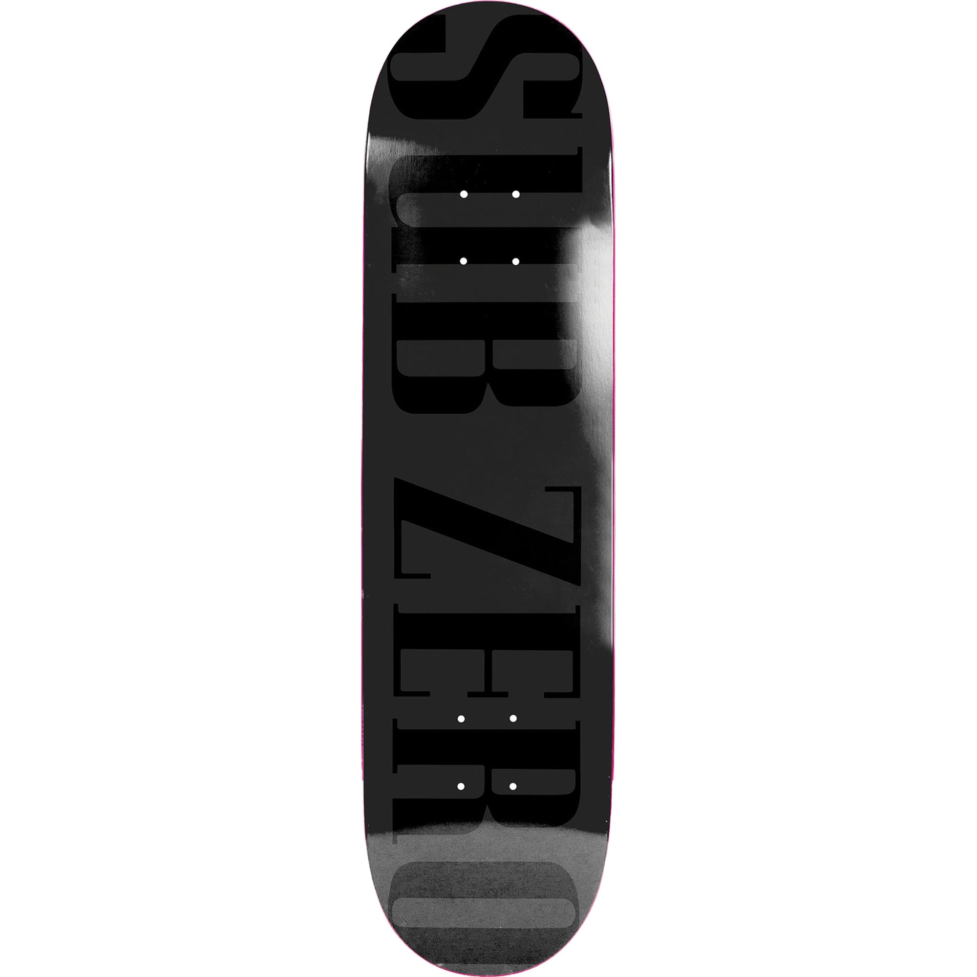 Heritage Sub Zero Real Life 8.5" x 31.875" Black Screenprinted Skateboard Deck