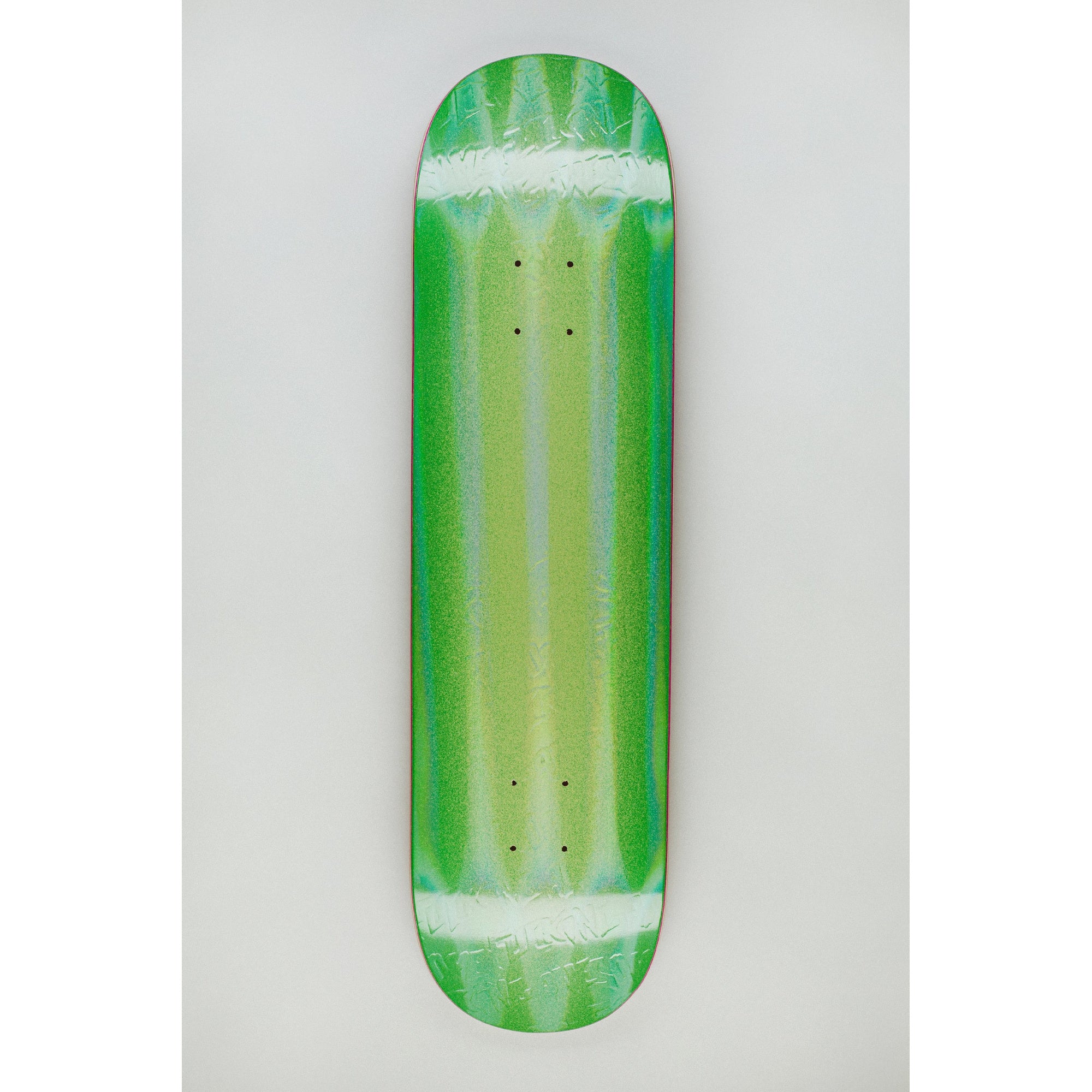 Fucking Awesome Neon Green Stamp Embossed Shape 1 8.5" x 31.91" Skateboard Deck