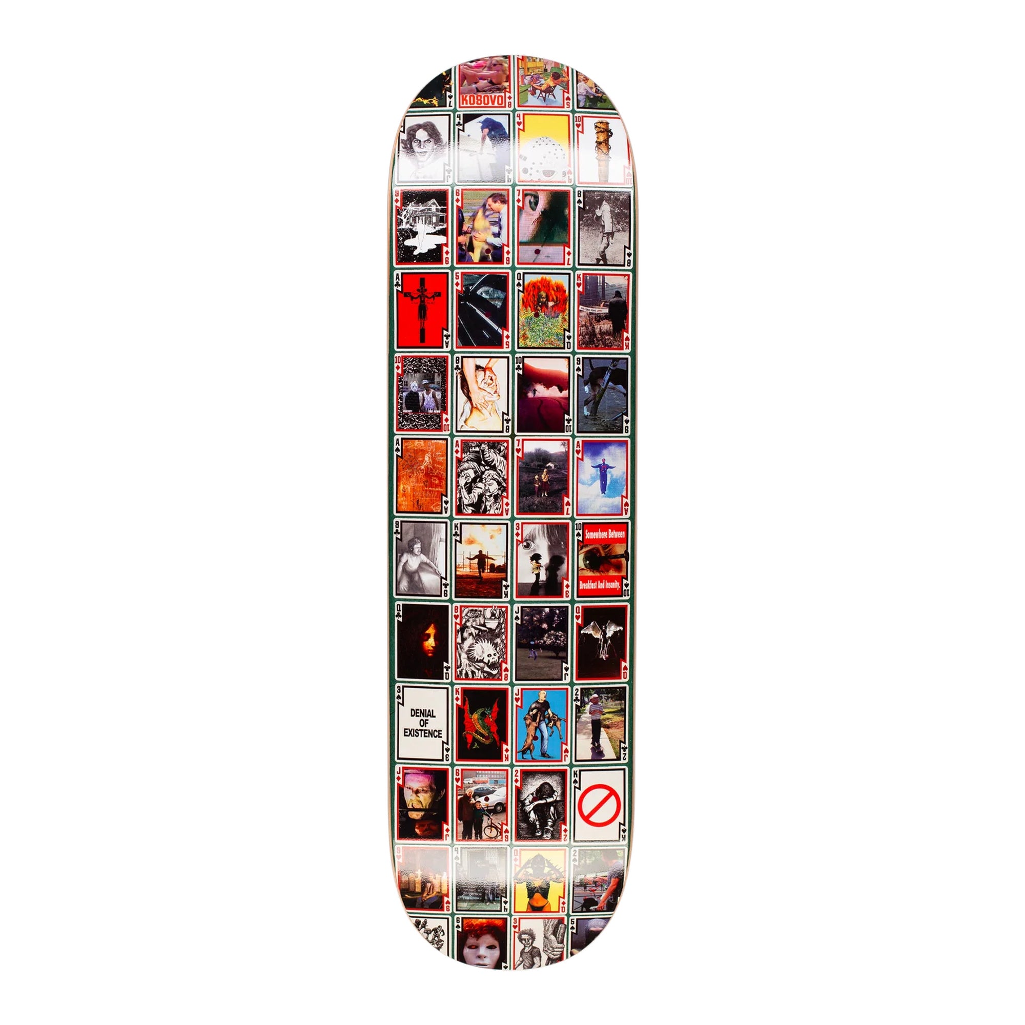 Hockey Playing Cards Shape 1 8.25" x 31.79" Skateboard Deck