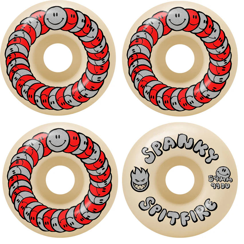 Spitfire F4 (Formula Four) 99D Classic Spanky Happy 54mm Skateboard Wheels