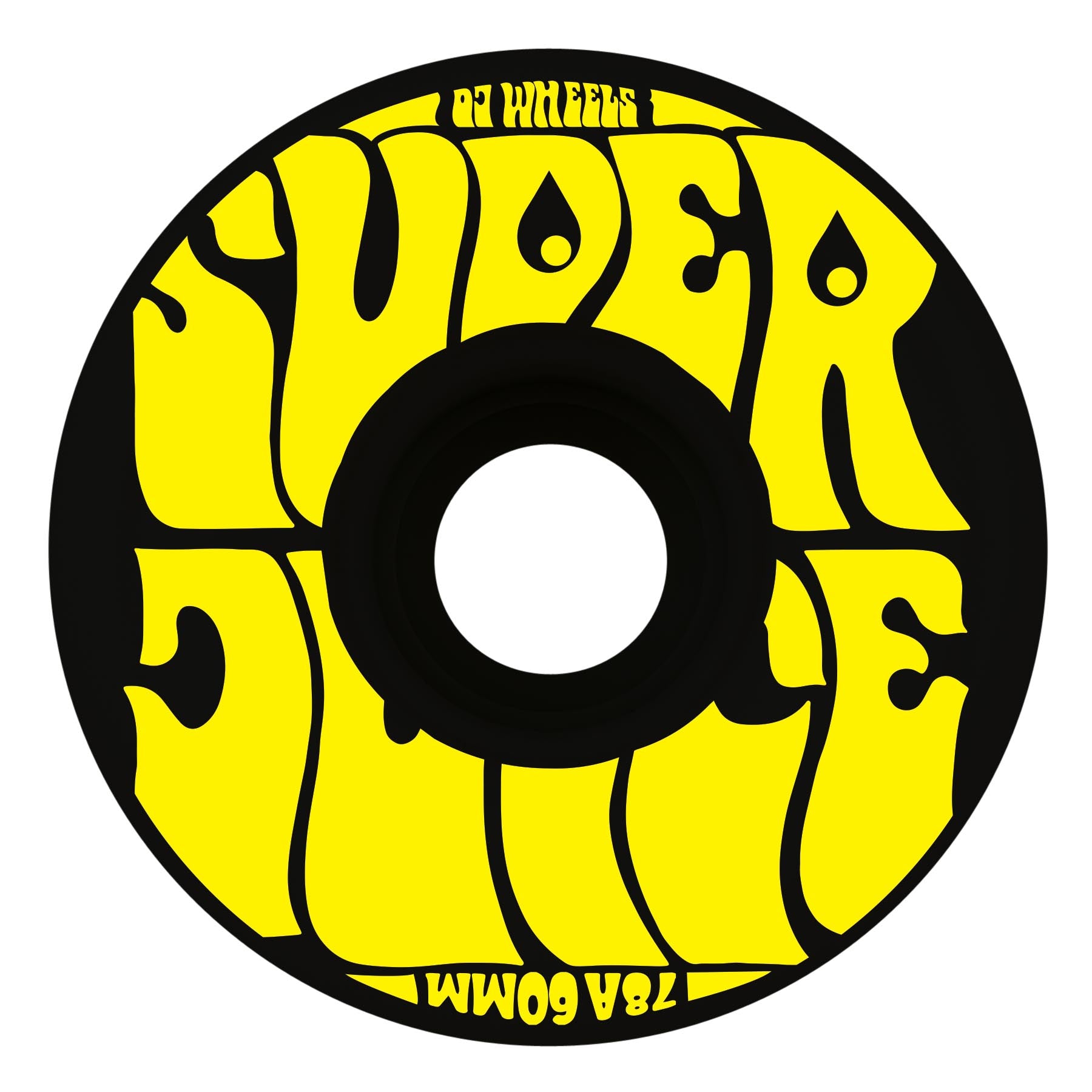OJ Super Juice 60mm 78a Black Skateboard Wheels