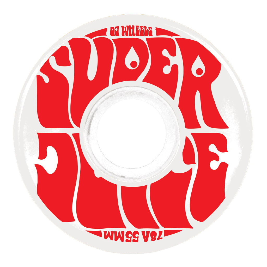 OJ Mini Super Juice 55mm 78a White Skateboard Wheels