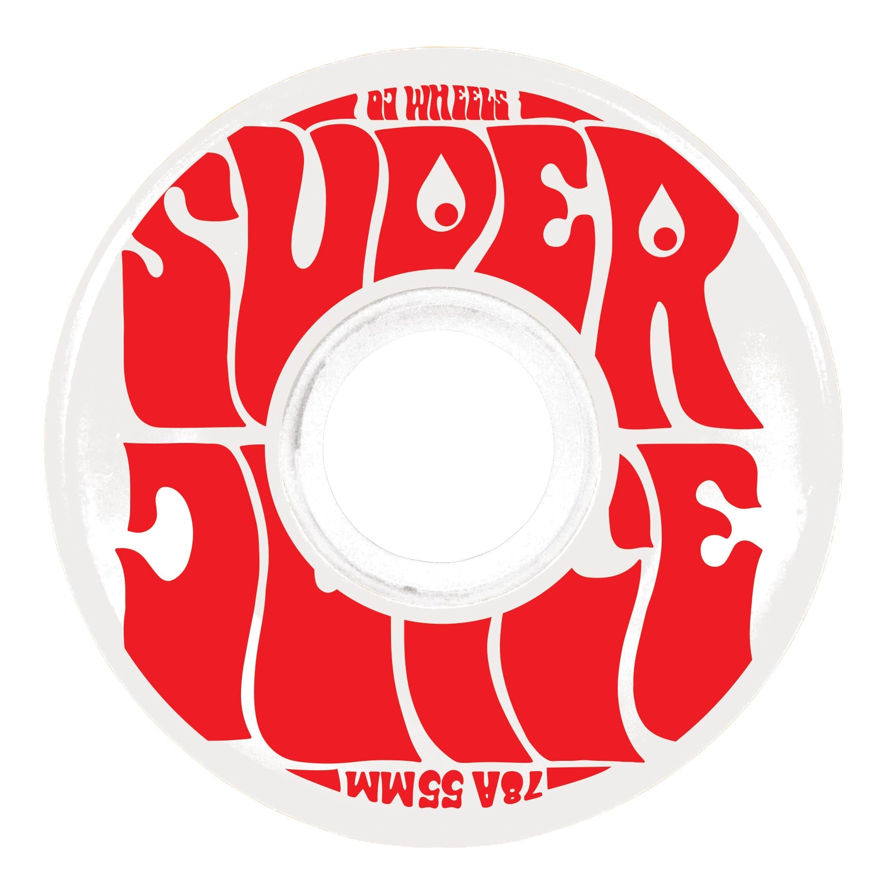 OJ Mini Super Juice 55mm 78a White Skateboard Wheels