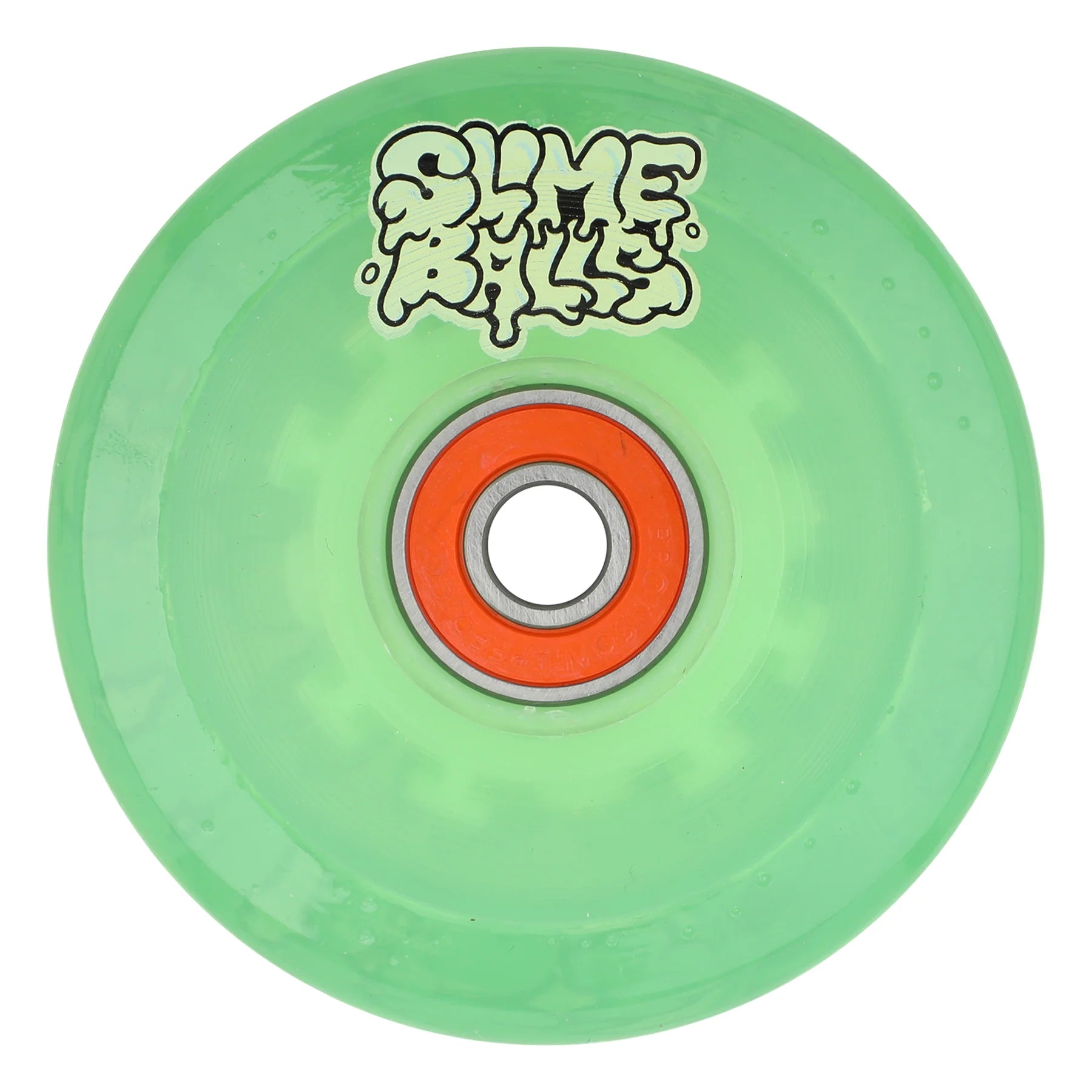 Slime Ball Accelerator Light Ups OG Slime Transparent Green 66mm 78a Skateboard Wheels