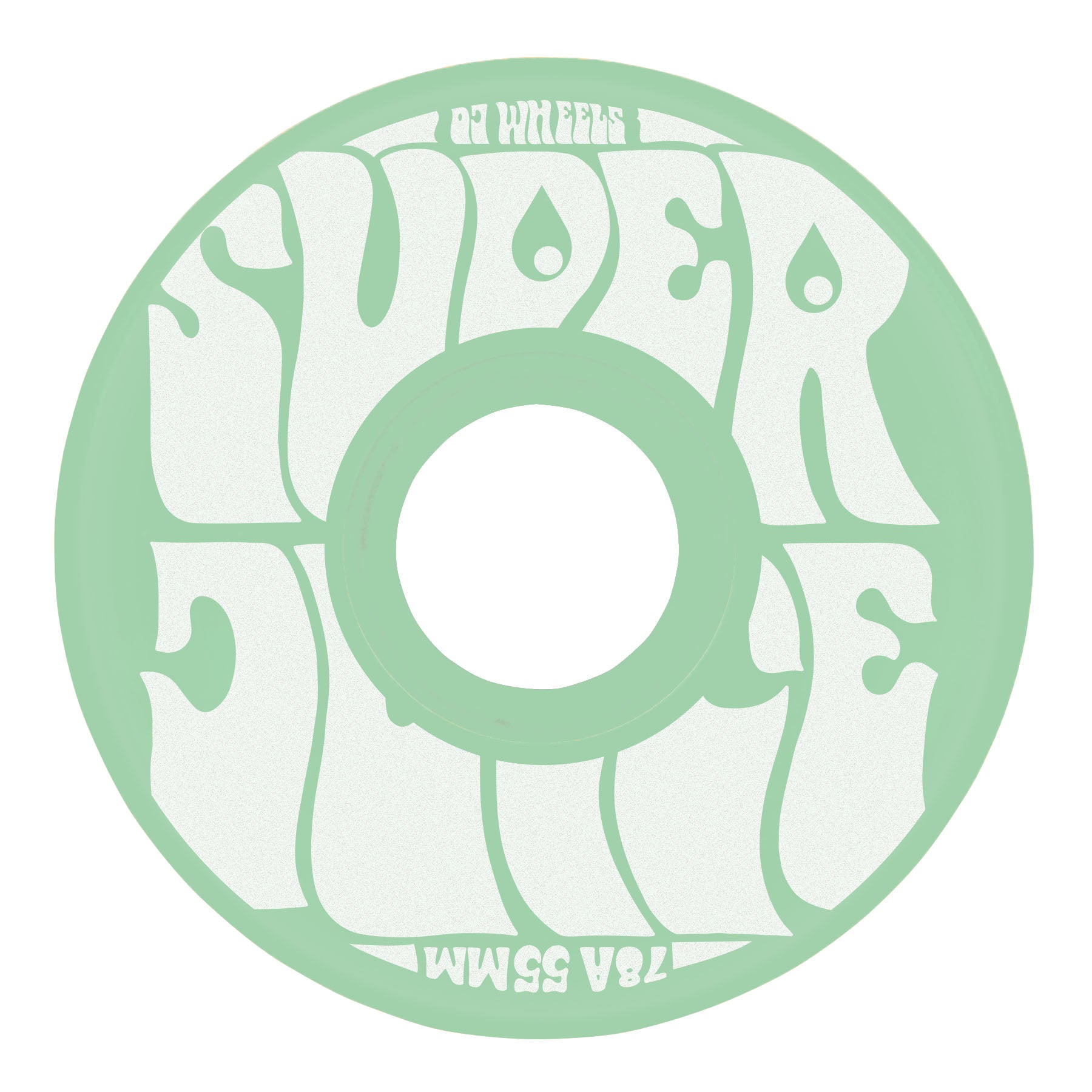 OJ Wheels Mini Super Juice 55mm 78a Aqua Skateboard Wheels