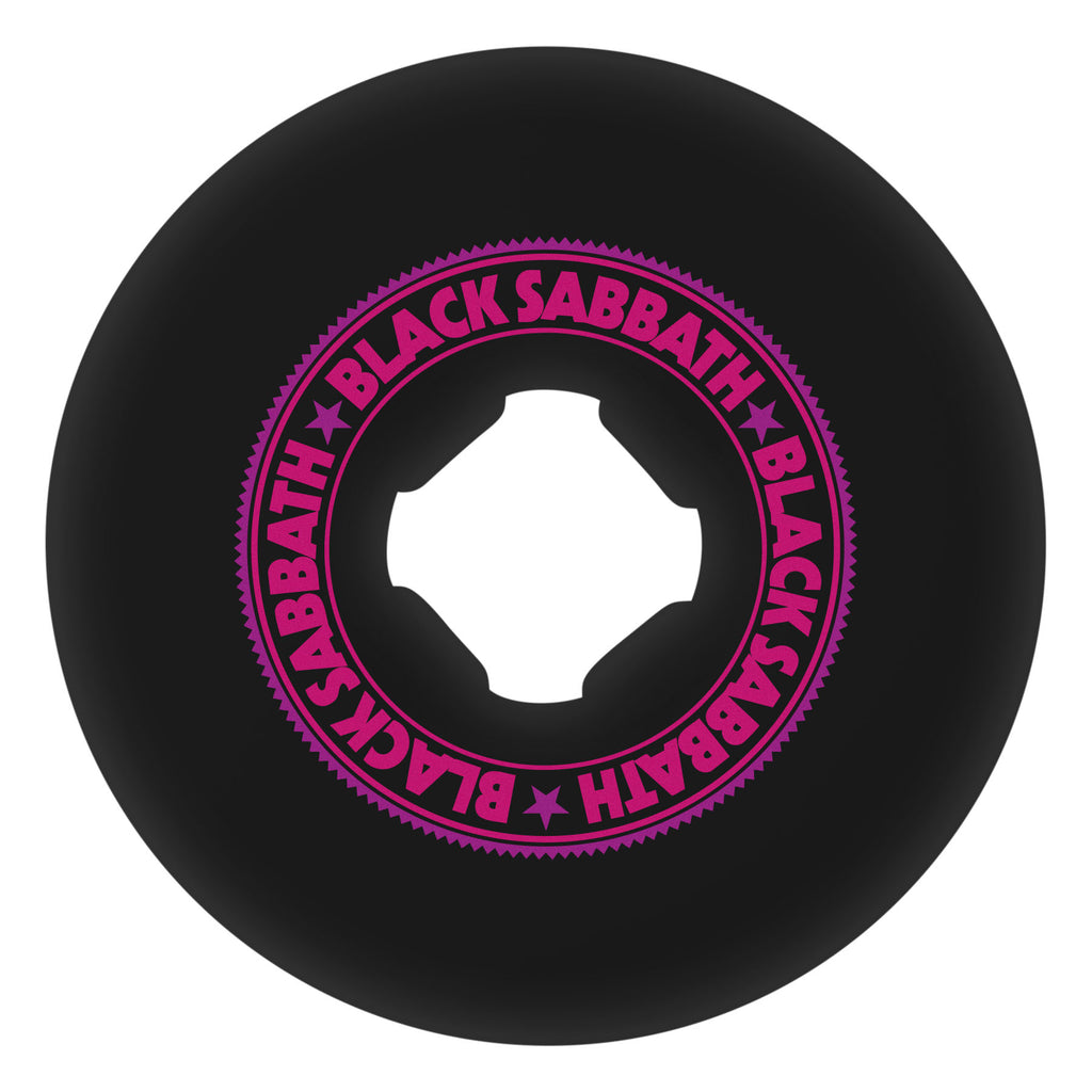 OJ Wheels x Black Sabbath Paranoid Chubbies 56mm 99a Black Skateboard Wheels