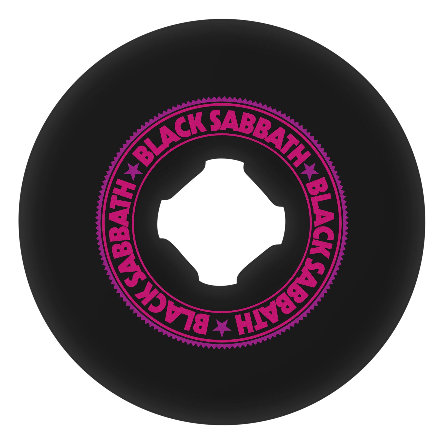 OJ Wheels x Black Sabbath Paranoid Chubbies 56mm 99a Black Skateboard Wheels