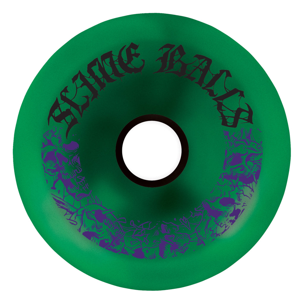 Slime Balls Mega Balls 80mm 78a Metallic Green Skateboard Wheels