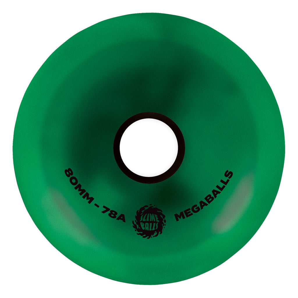 Slime Balls Mega Balls 80mm 78a Metallic Green Skateboard Wheels