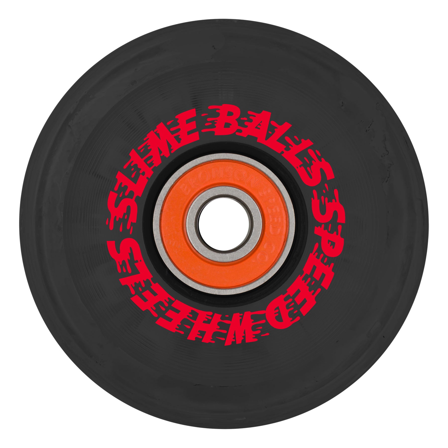 Slime Balls SB Flame Light Ups OG Slime 66mm 78a Black Skateboard Wheels