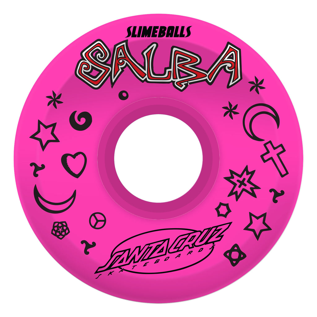 Slime Balls Salba Witch Doctor Reissue 60mm 78a OG Slime Pink Skateboard Wheels