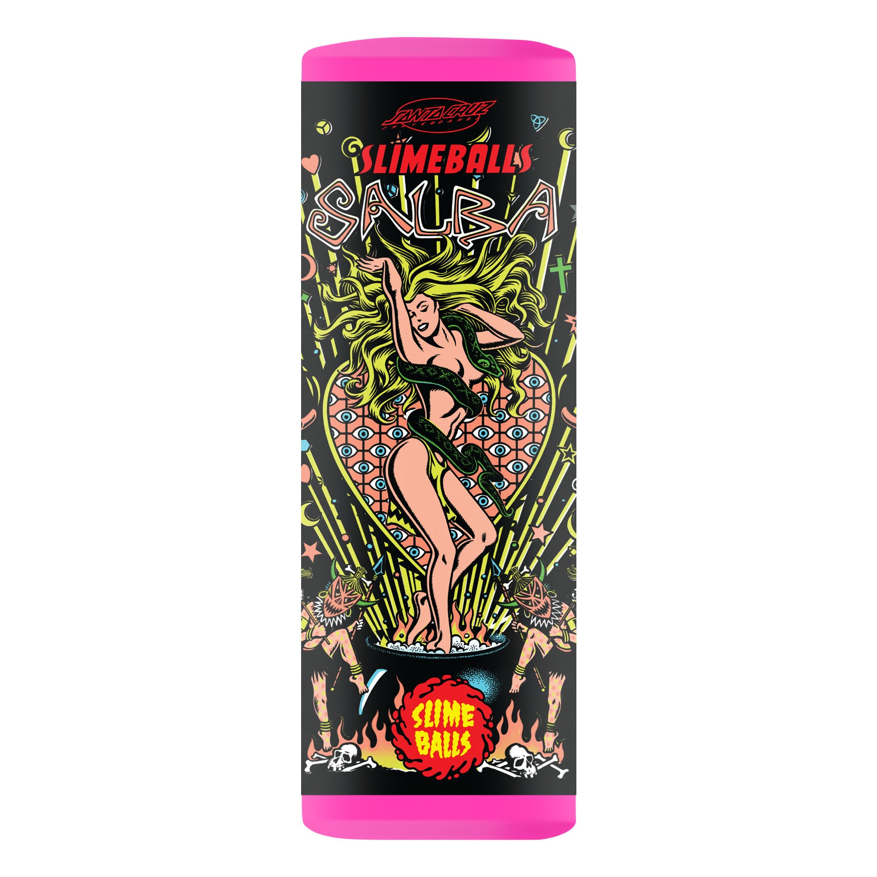 Slime Balls Salba Witch Doctor Reissue 60mm 78a OG Slime Pink Skateboard Wheels