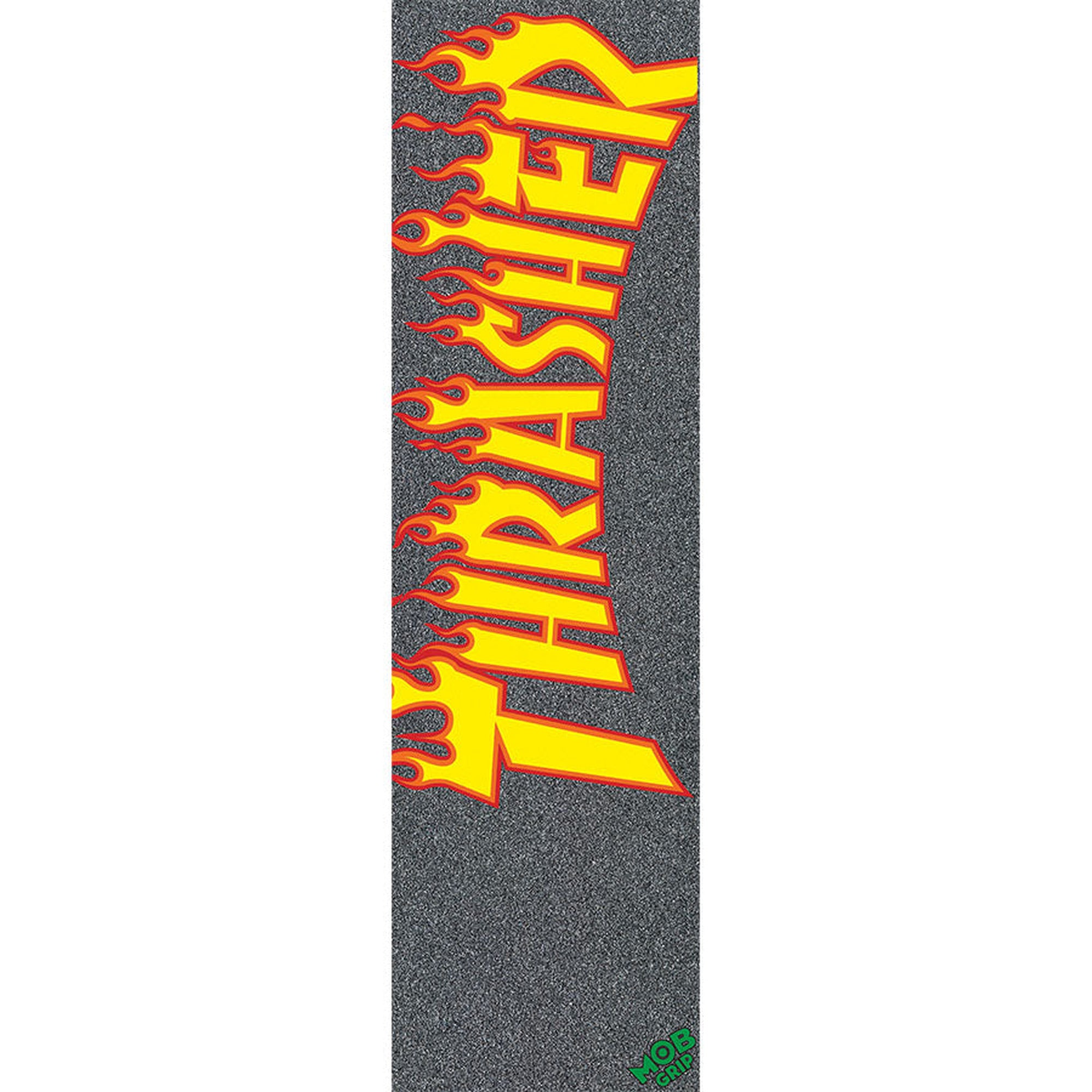 Mob x Thrasher Yellow & Orange Flame 9" x 33" Skateboard Grip Tape