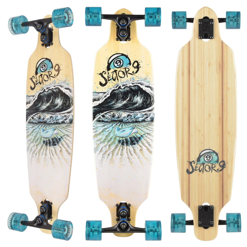 Sector 9 Manta Shoots 8.7" x 33.5" Complete Cruiser
