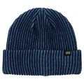 Krooked Eyes Navy Yellow Cuff Beanie
