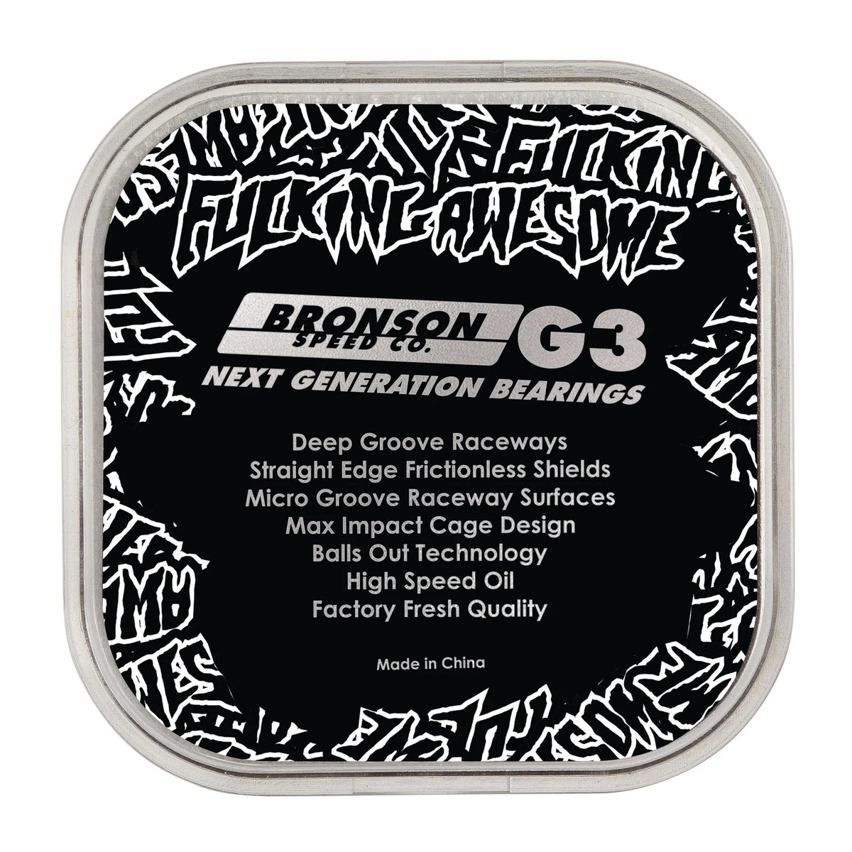 Bronson Speed Co. x Fucking Awesome G3 Skateboard Bearings