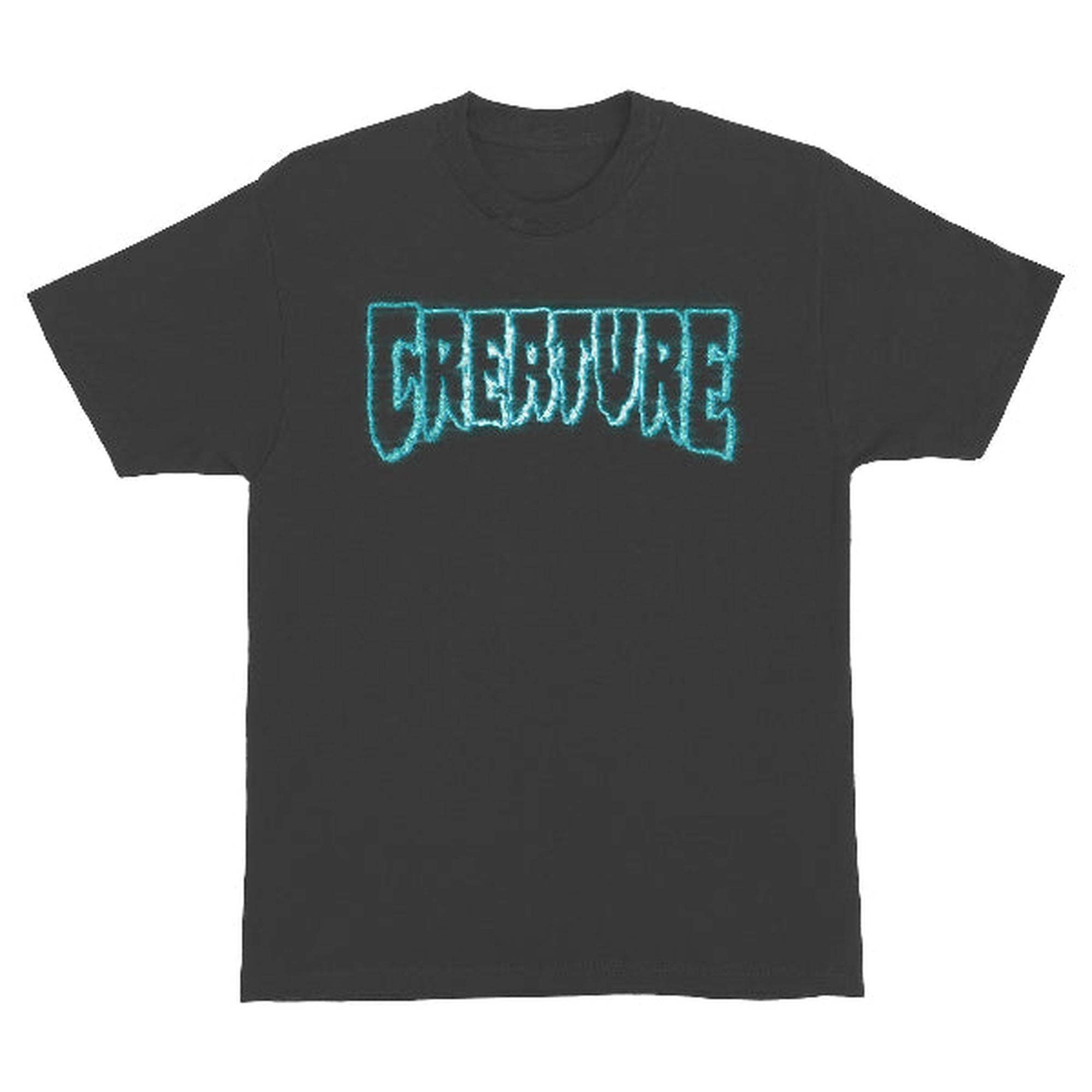 Creature Bonehead Glitch S/S Heavyweight Charcoal T-Shirt