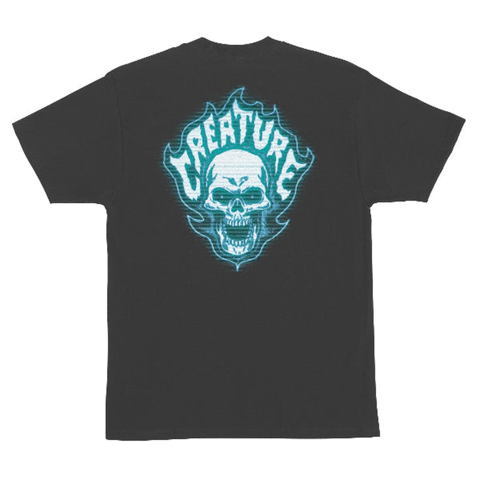 Creature Bonehead Glitch S/S Heavyweight Charcoal T-Shirt