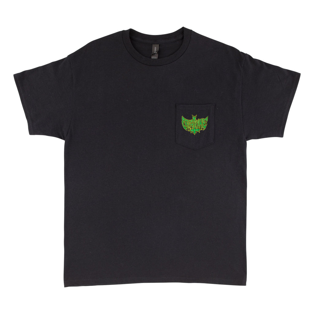 Creature Gravette Hippie Skull 20th S/S Pocket Black T-Shirt