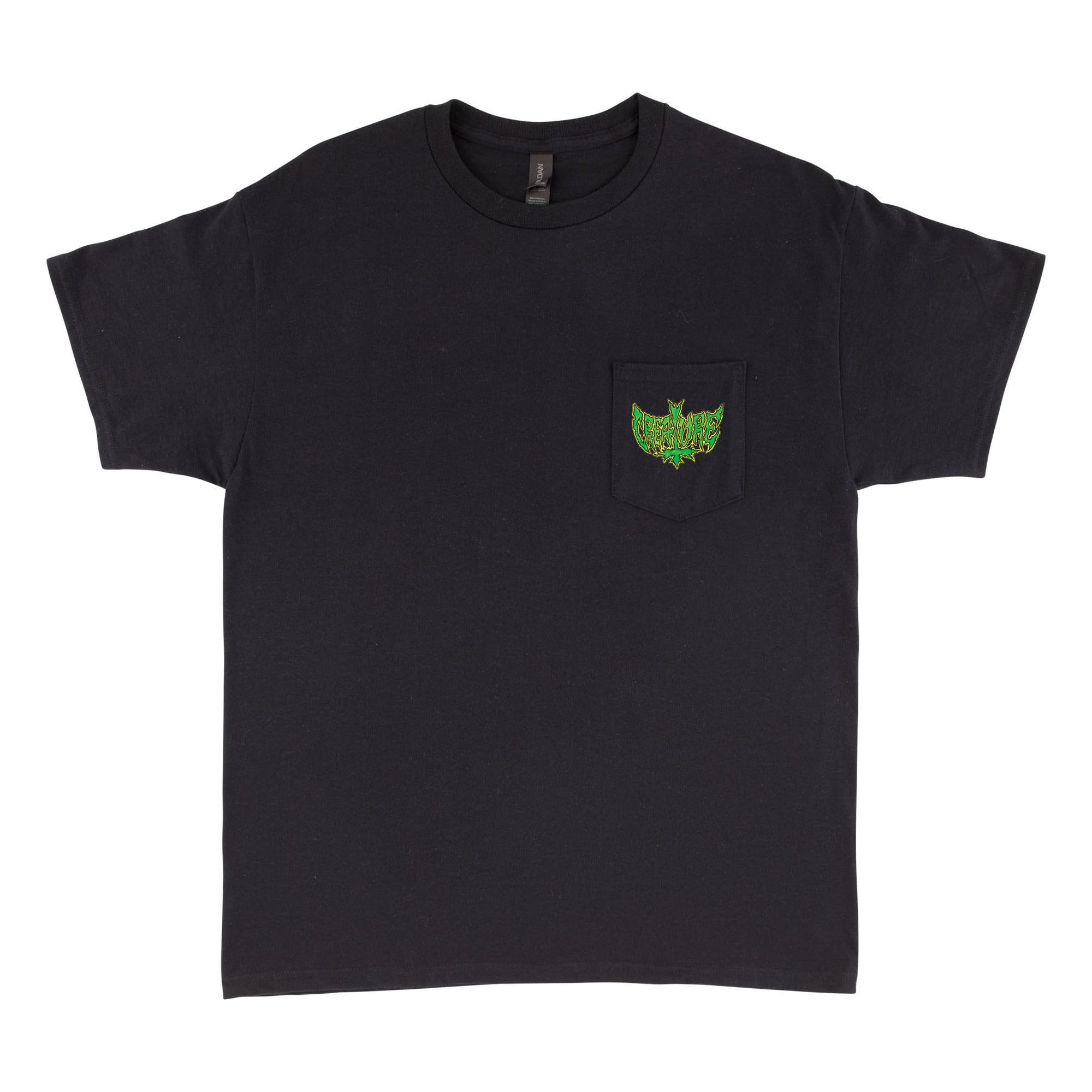 Creature Gravette Hippie Skull 20th S/S Pocket Black T-Shirt