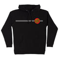 Santa Cruz Classic Dot P/O Hooded Heavyweight Black Hoodie