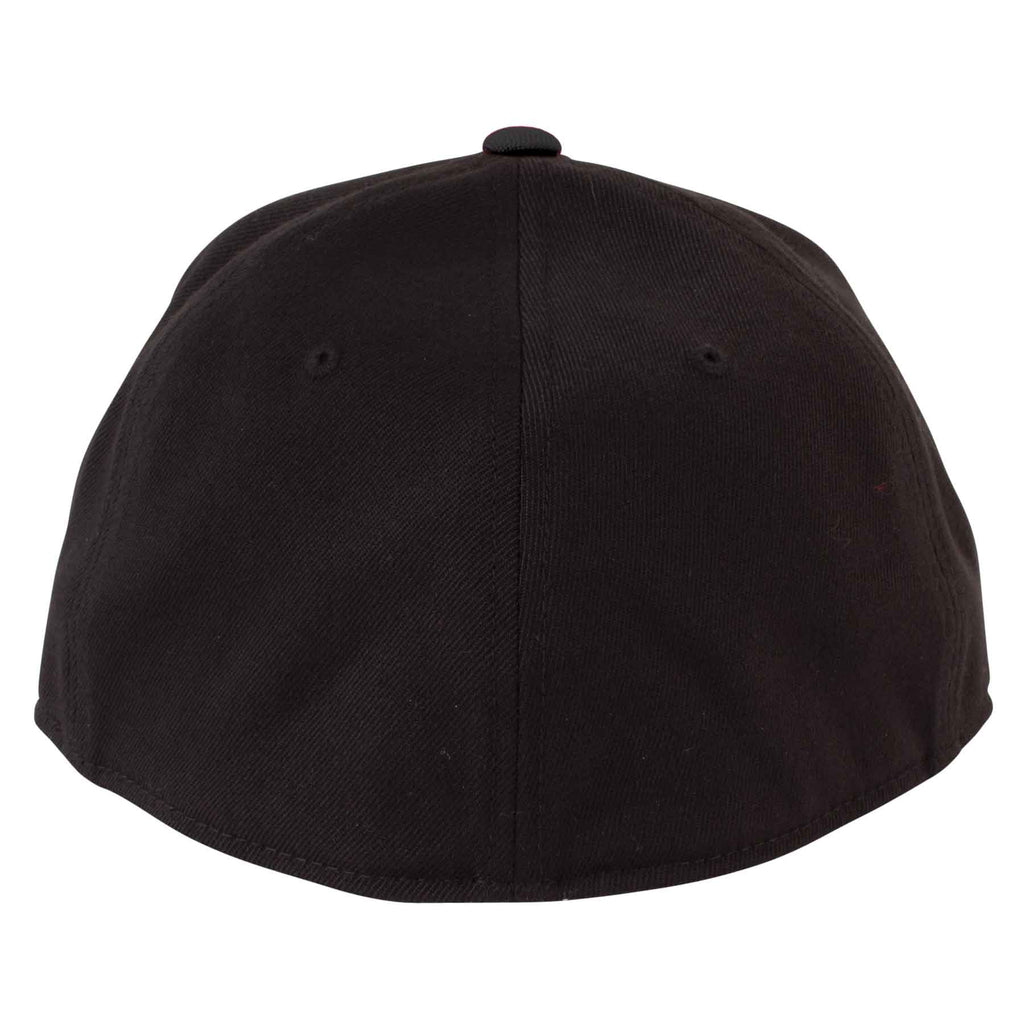 Santa Cruz Classic Dot Fitted Stretch High Profile Unisex Black Hat