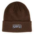 Creature Logo Outline Beanie Long Shoreman Brown OS Unisex Hat