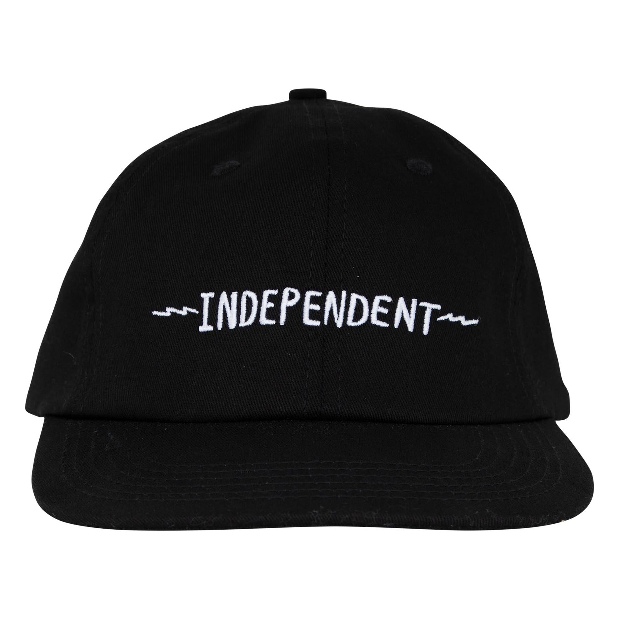 Independent  Bratrud Notebook Snapback Unstructured Black OS Unisex Hat