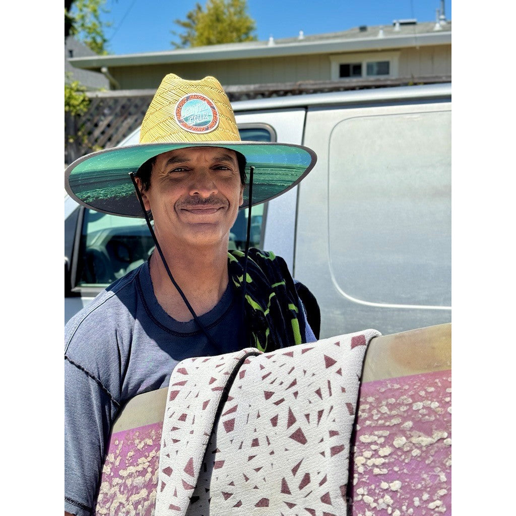 Santa Cruz Ringed Homebreak Sun Hat Structured Natural OS Unisex Hat