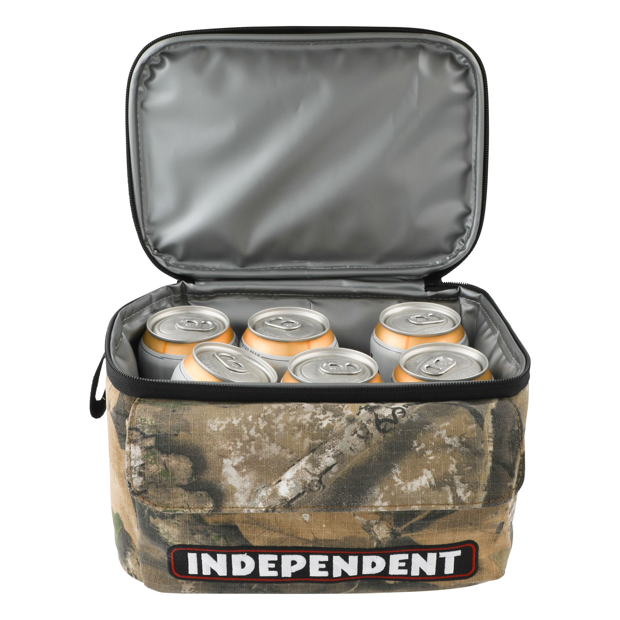 Independent Bar Logo Realtree Camo Cooler