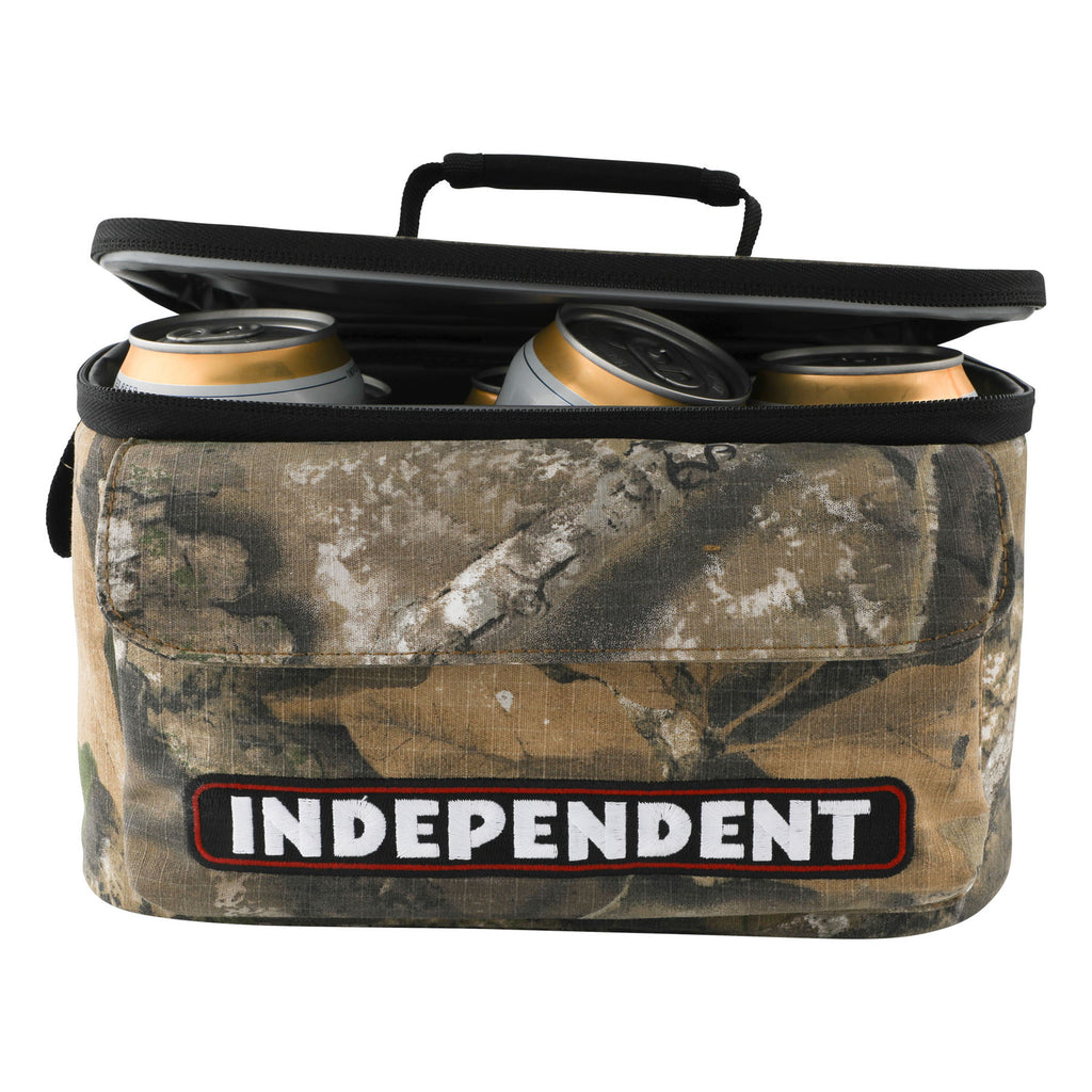 Independent Bar Logo Realtree Camo Cooler