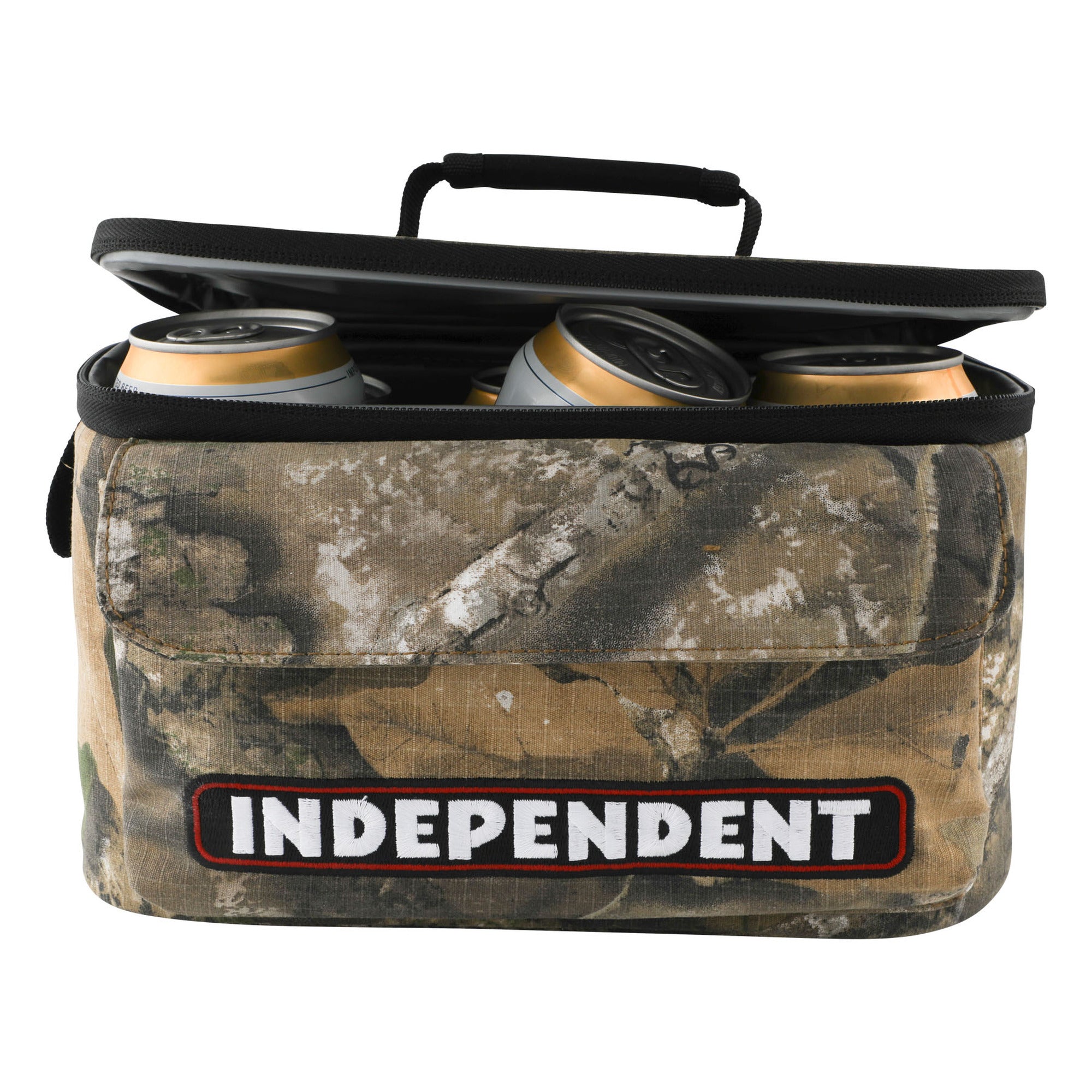 Independent Bar Logo Realtree Camo Cooler