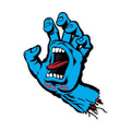 Santa Cruz Screaming Hand 10" x 7.875" Blue Sticker