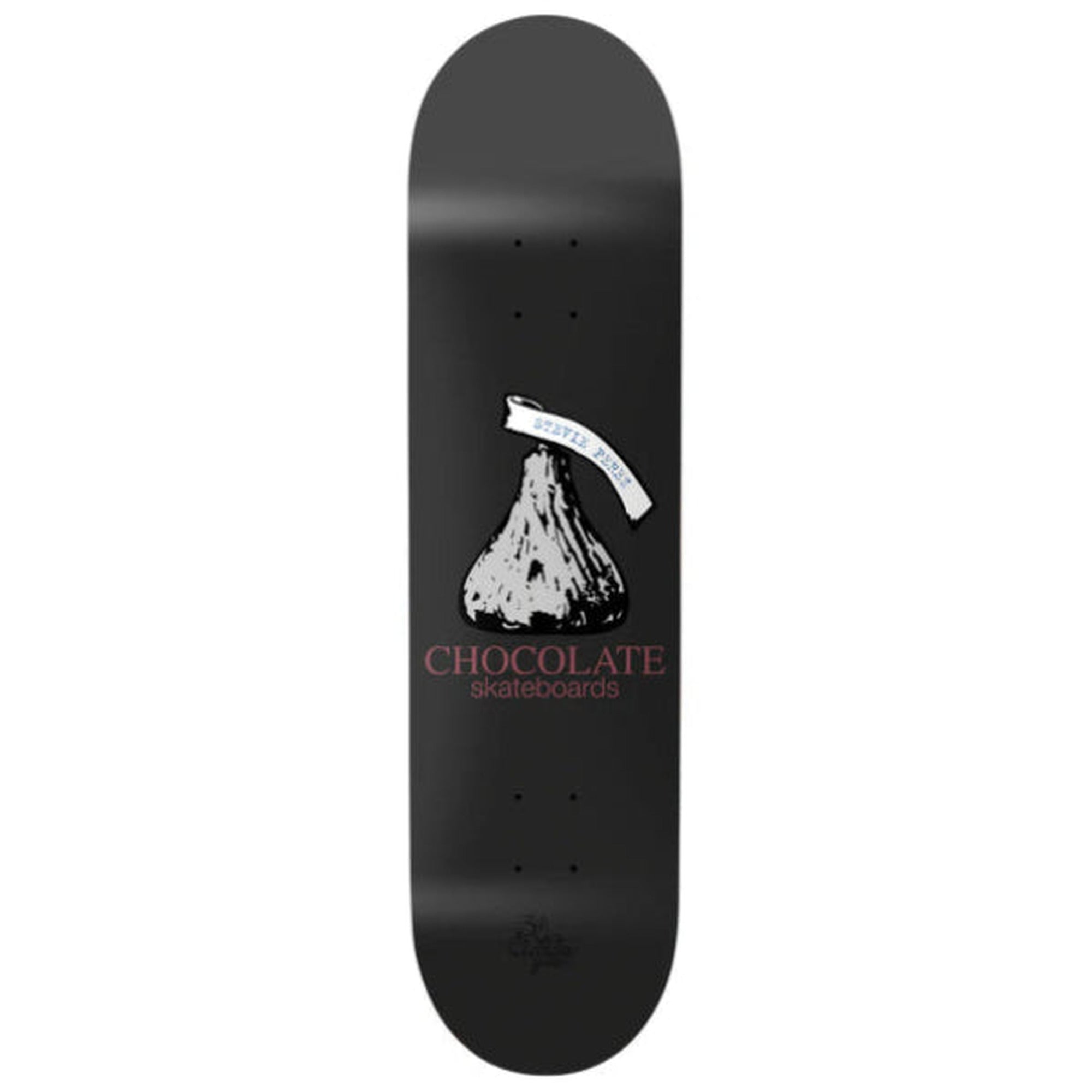 Chocolate Perez Kiss 8.5" X 31.875" Black Skateboard Deck
