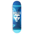 Opera Mask Logo 8.5" x 32.125" Blue Foil Skateboard Deck