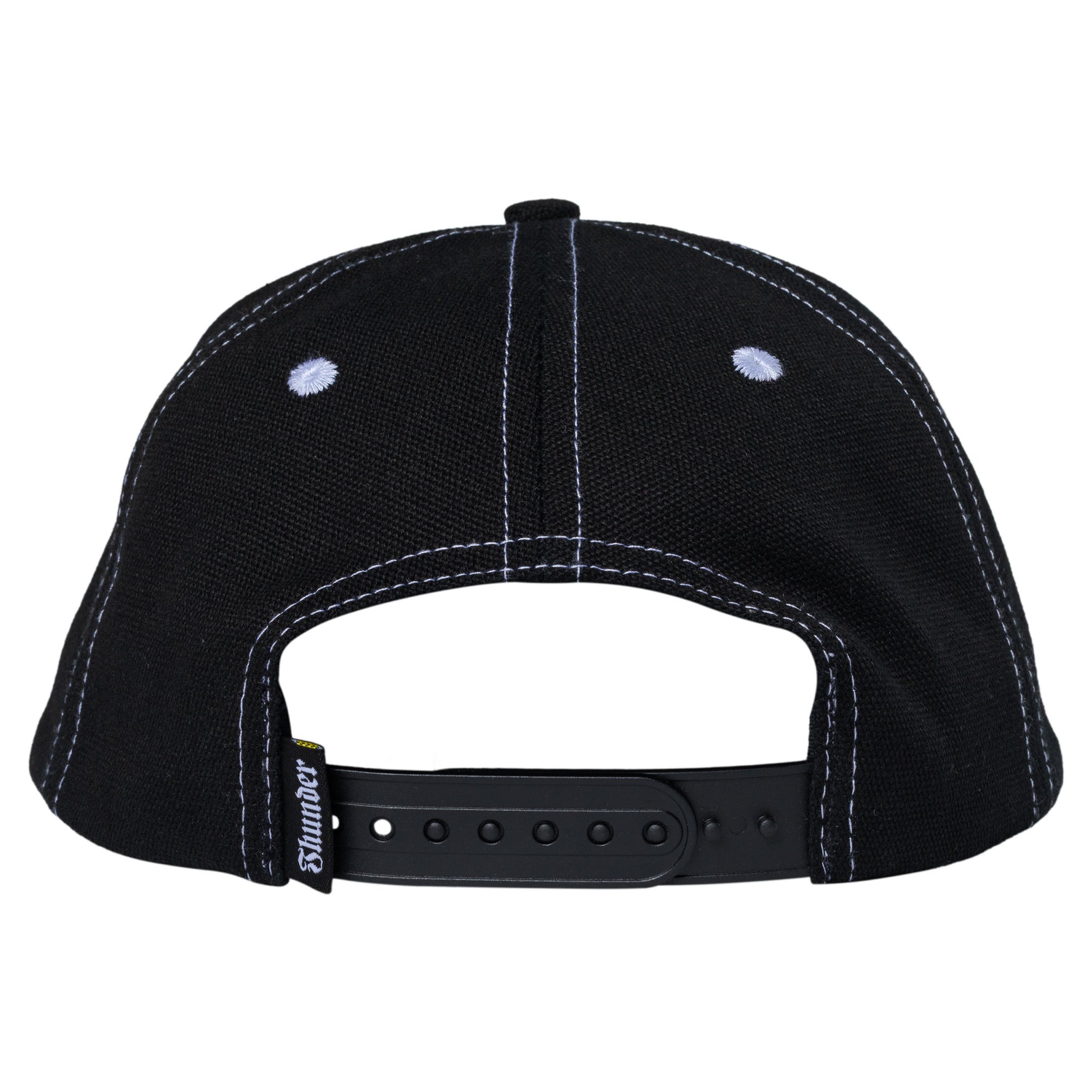 Thunder Vertabrea Black White Snapback Hat