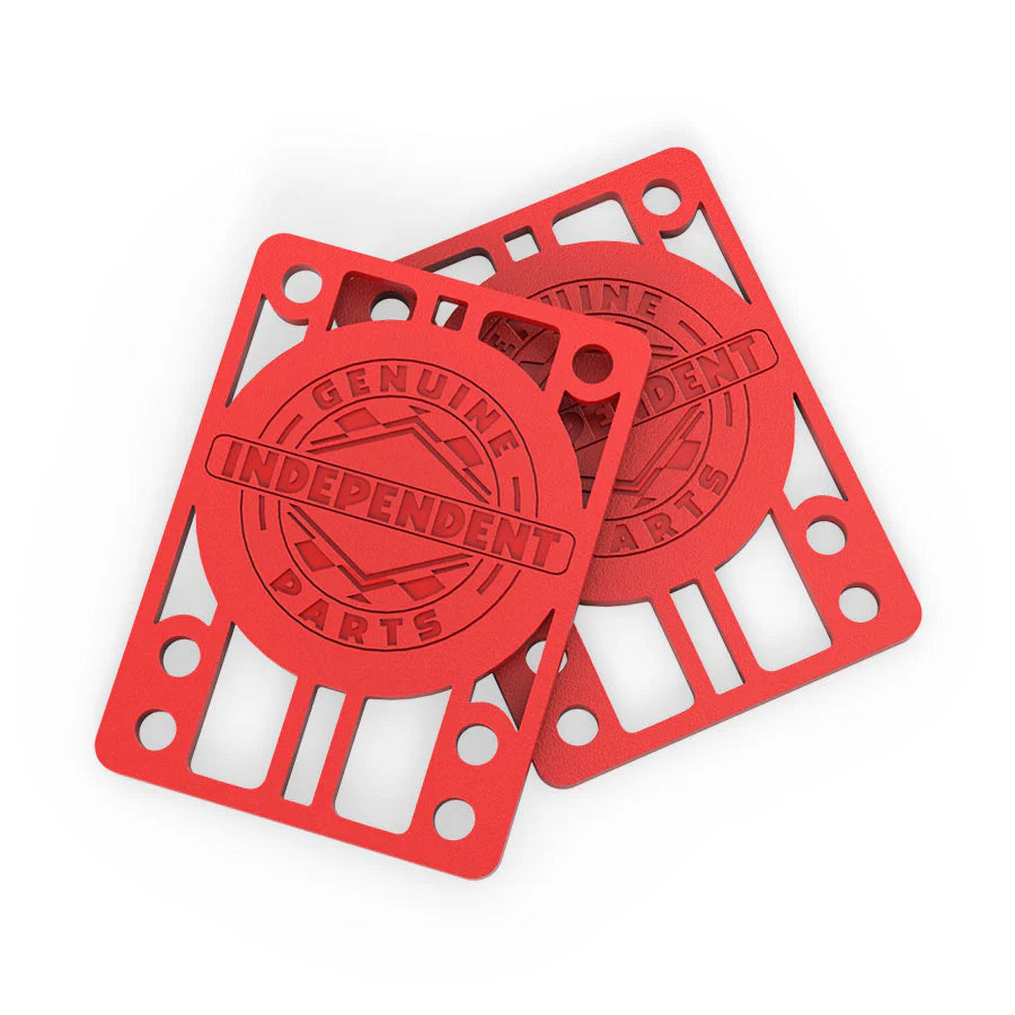 Independent Genuine Parts 1/8" Red Skateboard Risers