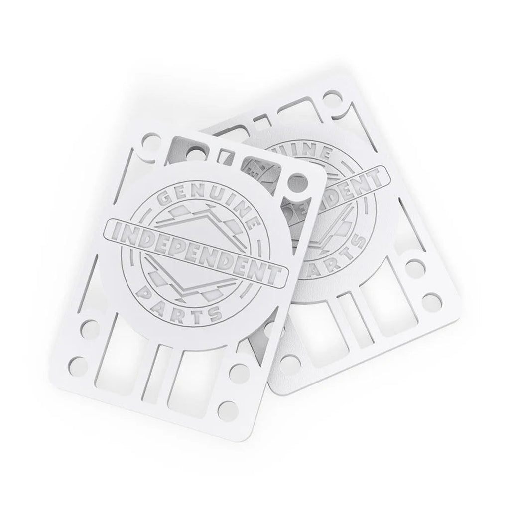 Independent Genuine Parts 1/8" White Skateboard Risers