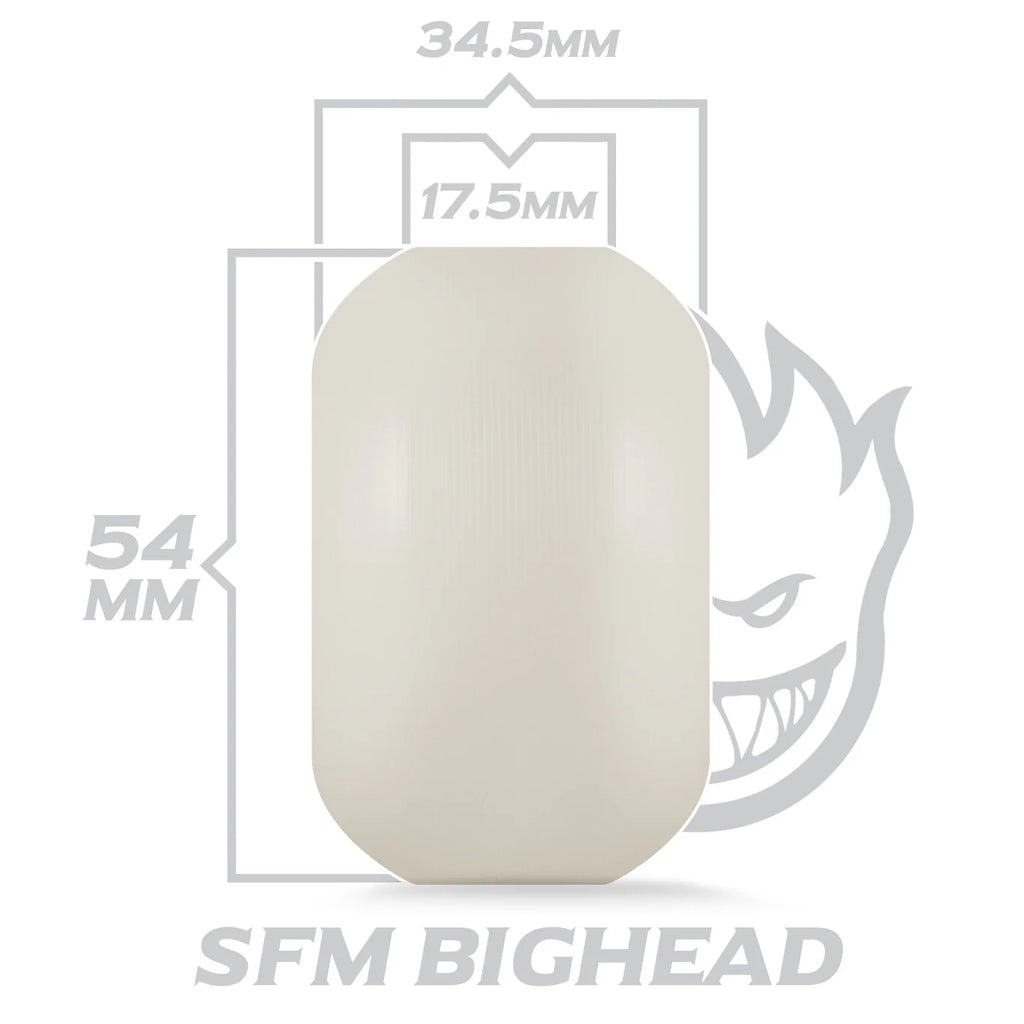 Spitfire Bighead 54mm Purple Skateboard Wheels