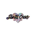 Santa Cruz Love Script Holographic 4.5" x 2" Sticker