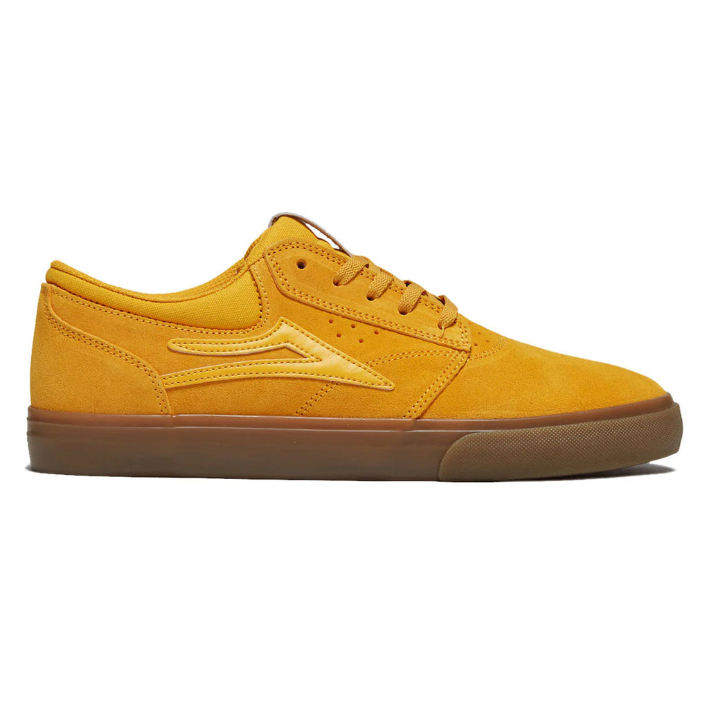 Lakai Griffin Yellow/Gum Suede Skateboard Shoe