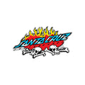 Santa Cruz Salba Voodoo Pit 4.25" x 2.35" White Sticker