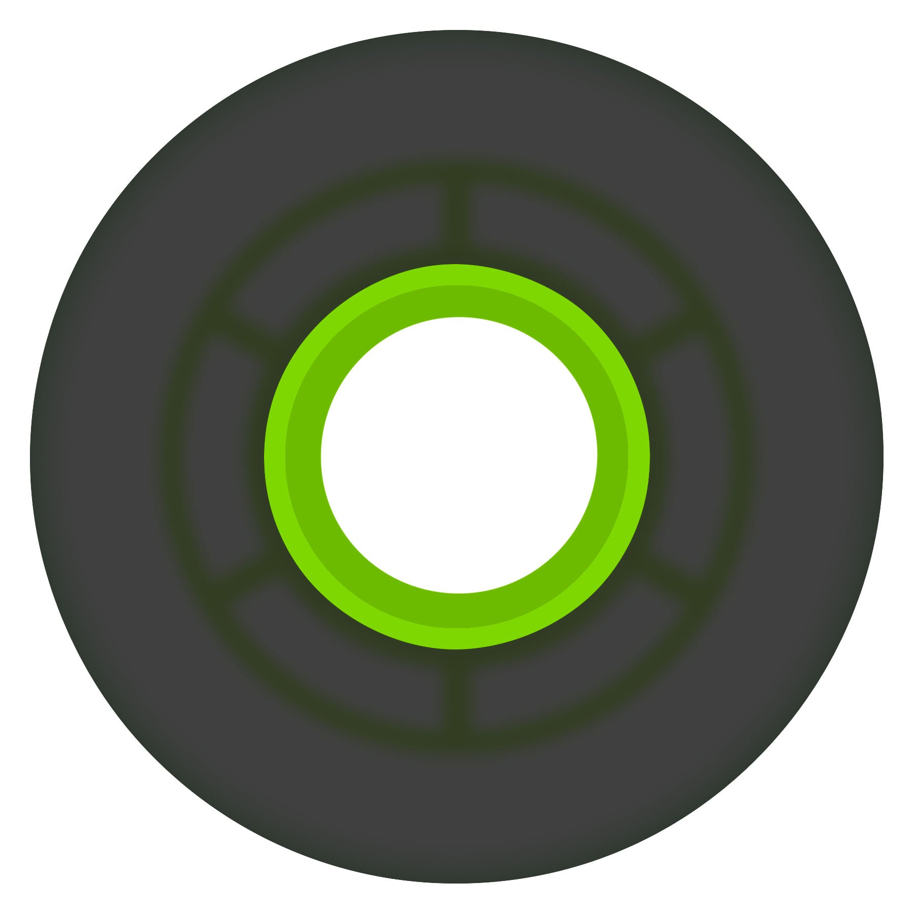 Ricta Clouds 55mm 78a Transparent Black Green Skateboard Wheels
