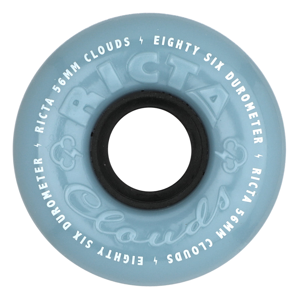 Ricta Clouds 56mm 86a Sky Blue Skateboard Wheels