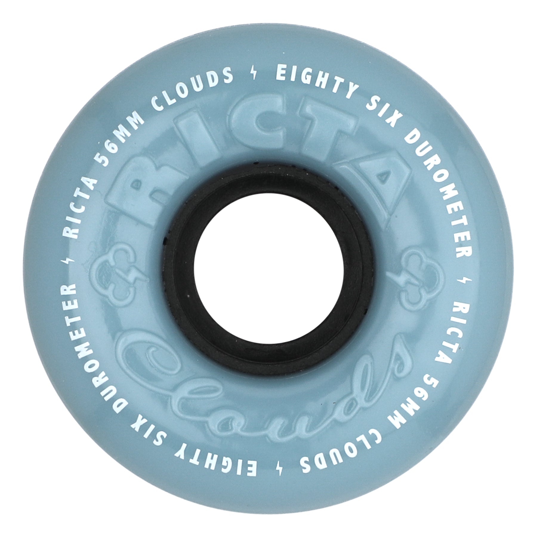 Ricta Clouds 56mm 86a Sky Blue Skateboard Wheels