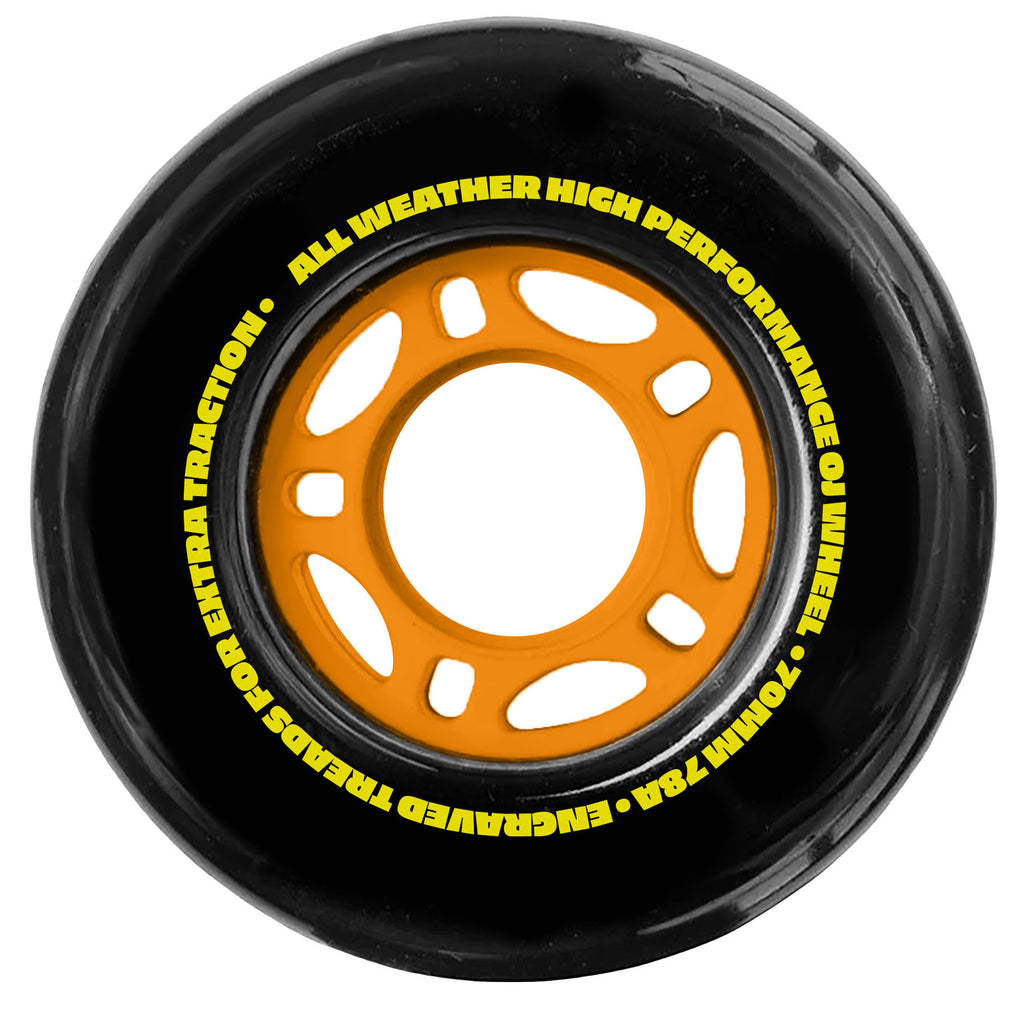 OJ Dirt Tires 70mm 78a Black Thunder Juice Skateboard Wheels